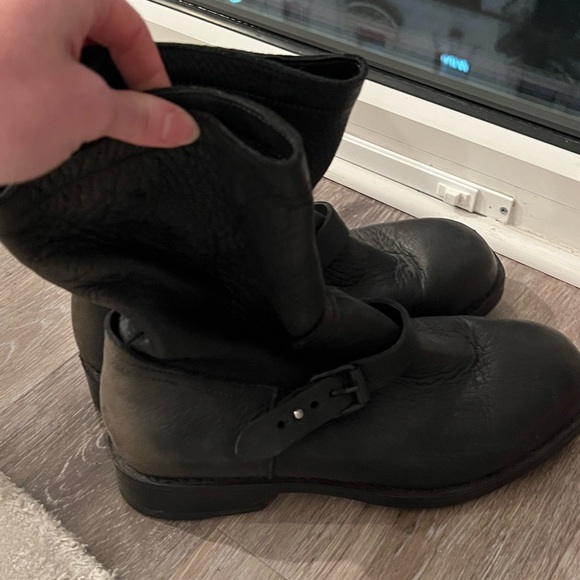 Rag & Bone - Leather Moto Boots - Picture 4 of 4